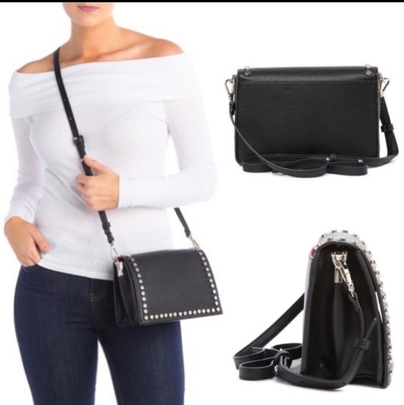 NWT Steve Madden Bposh Crossbody Studded Purse - Picture 3 of 15